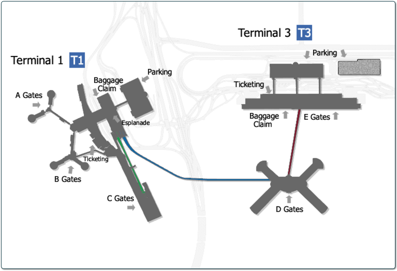 las vegas airport shuttle terminal 3