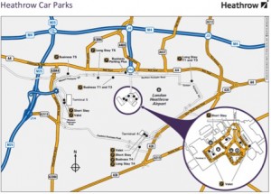 LHR parking map