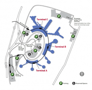 newark parking map | Airport Parking Guides