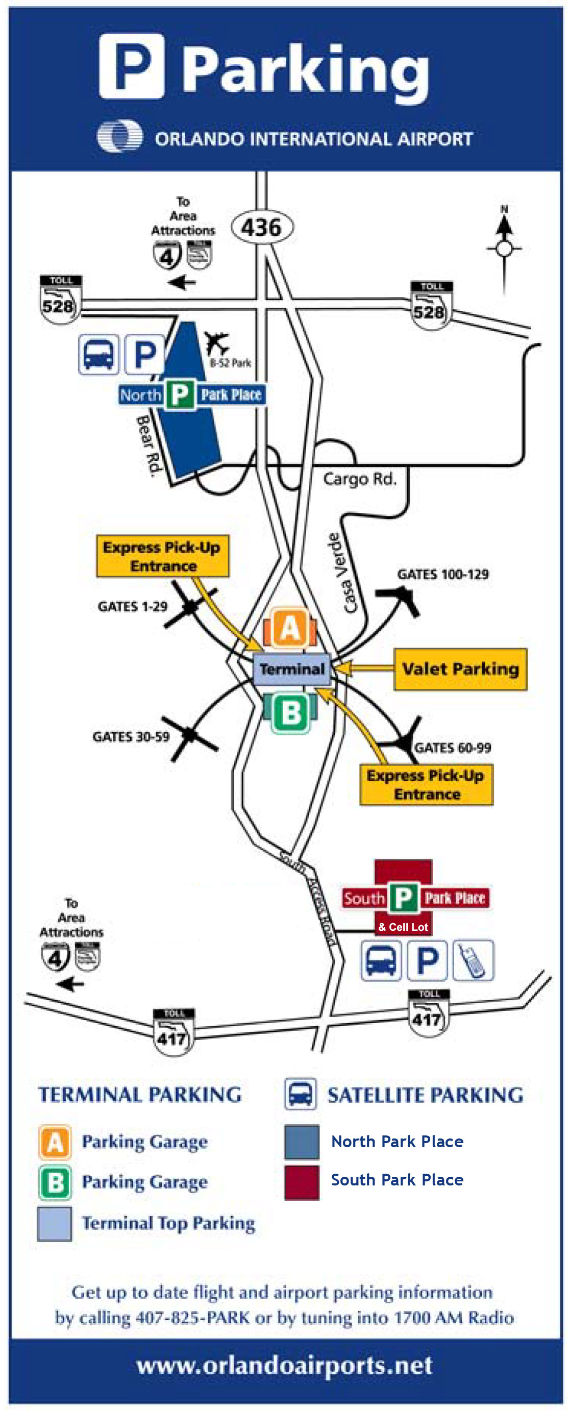 Parking in Orlando airport MCO