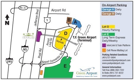 atlanta airport parking map Green Airport Parking Map Airport Parking Guides atlanta airport parking map